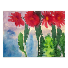 Blooming Cacti | Emil Nolde | Foto Afdruk
