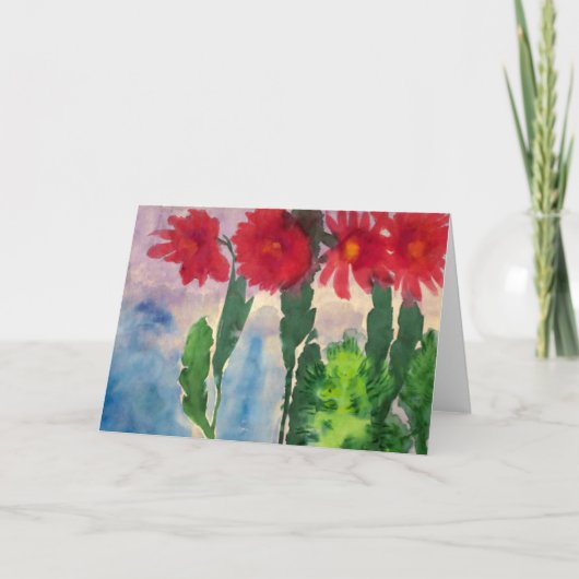 Blooming Cacti | Emil Nolde | Kaart (Voorkant)