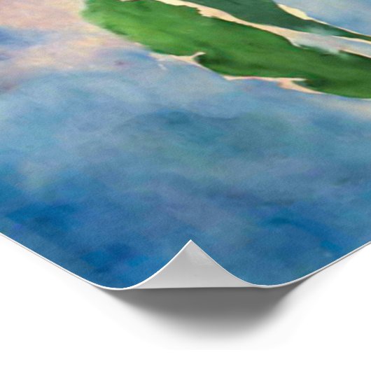 Blooming Cacti | Emil Nolde | Poster (Hoek)