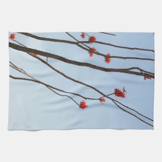 Blooming Cactus - Dish-handdoek Theedoek (Horizontaal)