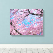 Blooming Cherry Blossom Canvas Afdruk (Insitu (Houten vloer))