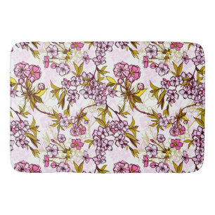 Blooming Cherry Blossom Pattern Badmat