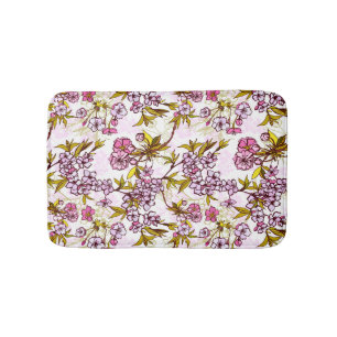 Blooming Cherry Blossom Pattern Badmat