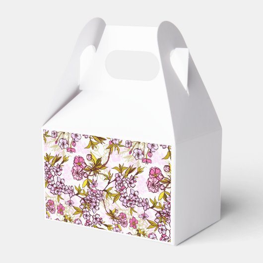 Blooming Cherry Blossom Pattern Bedankdoosjes (Voorkant Zijde)