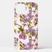 Blooming Cherry Blossom Pattern Case-Mate iPhone Case (Achterkant)