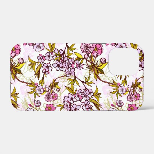 Blooming Cherry Blossom Pattern Case-Mate iPhone Case (Achterkant (horizontaal))