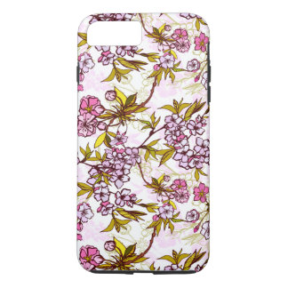 Blooming Cherry Blossom Pattern iPhone 8/7 Plus Hoesje