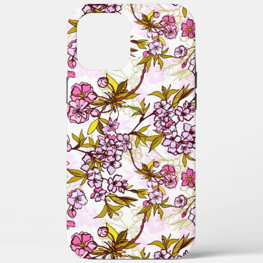 Blooming Cherry Blossom Pattern Case-Mate iPhone Case (Achterkant)