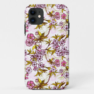 Blooming Cherry Blossom Pattern Case-Mate iPhone Case