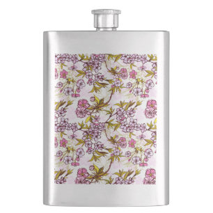 Blooming Cherry Blossom Pattern Flacon