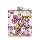 Blooming Cherry Blossom Pattern Heupfles (Achterkant)
