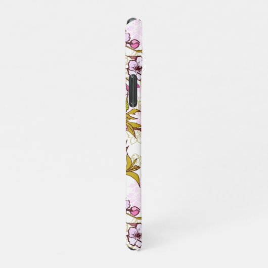 Blooming Cherry Blossom Pattern iPhone Hoesje (Rechterkant)