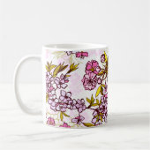 Blooming Cherry Blossom Pattern Koffiemok (Links)