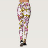 Blooming Cherry Blossom Pattern Leggings (Achterkant)
