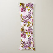 Blooming Cherry Blossom Pattern Lichaamskussen (Voorkant Verticaal)