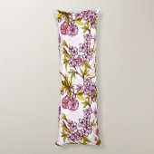 Blooming Cherry Blossom Pattern Lichaamskussen (Achterkant (Verticaal))