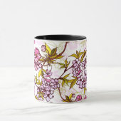 Blooming Cherry Blossom Pattern Mok (Midden)