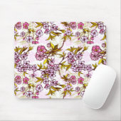 Blooming Cherry Blossom Pattern Muismat (Met muis)