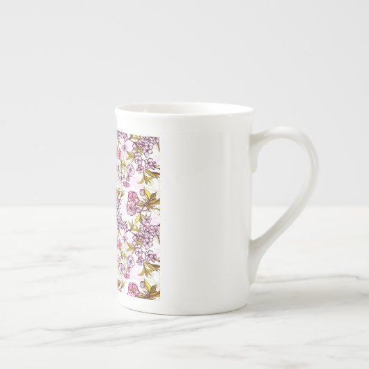 Blooming Cherry Blossom Pattern Porselein Kop (Rechts)