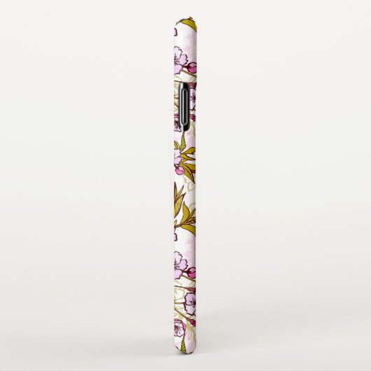 Blooming Cherry Blossom Pattern w. iPhone Hoesje (Rechterkant)
