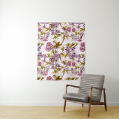 Blooming Cherry Blossom Pattern  Wandkleed (In situ)