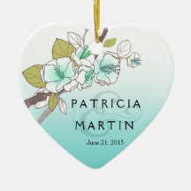 Blooming Cherry Blossom Photo aqua