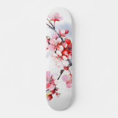 Blooming Cherry Branch Persoonlijk Skateboard (Voorkant)