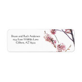 Blooming Cherry Tree Etiket (Voorkant)