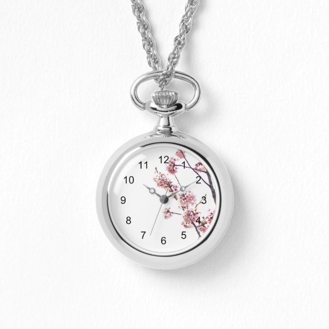 Blooming Cherry tree Horloge (Voorkant)