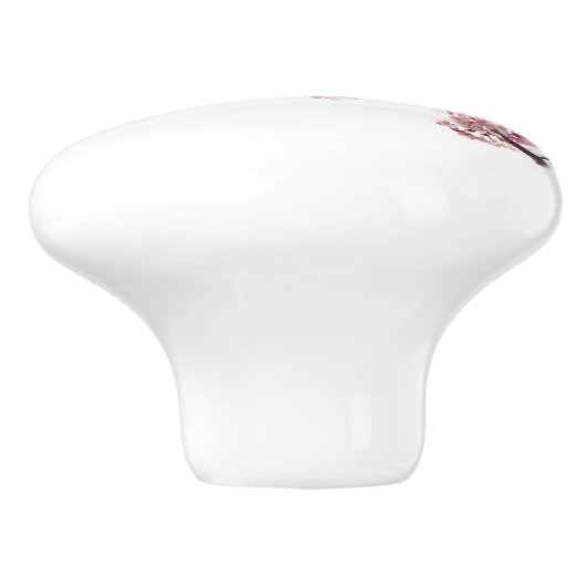 Blooming Cherry tree Keramische Knop (Zijkant)