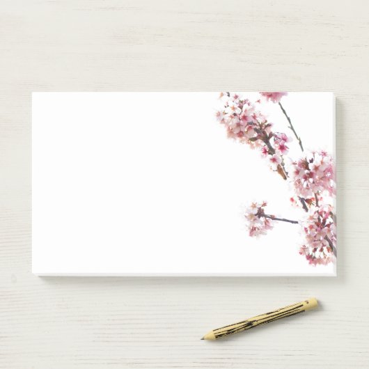 Blooming Cherry Tree Post-it® Notes (Op bureau)