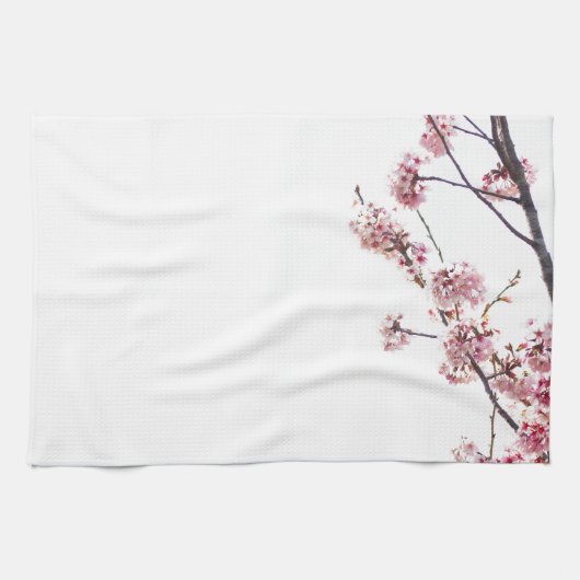 Blooming Cherry Tree Theedoek (Horizontaal)