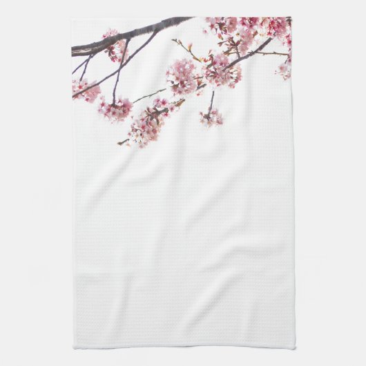 Blooming Cherry Tree Theedoek (Verticaal)