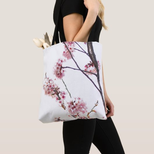 Blooming Cherry Tree Tote Bag (Dichtbij)