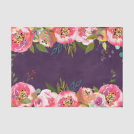 Blooming Chique Kleur Bewerkbare Bruiloft Tissuepapier