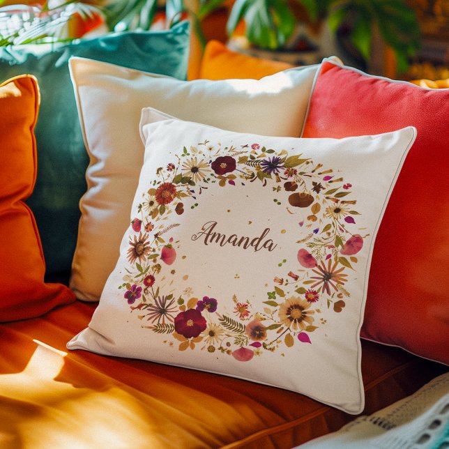 Blooming Circle | Pers gedrukte bloemkunst van S.  Kussen (Creator heeft geüpload)