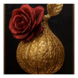 Blooming Color Flow – Hypnotic Floral Close-up Art Perfect Poster