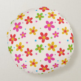 Blooming Comfort, Summer Style!" Rond Kussen