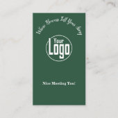 Blooming Connections: Leuke ontmoeting met uw bloe Visitekaartje (Voorkant)