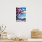Blooming Countryside Poster (Keuken)