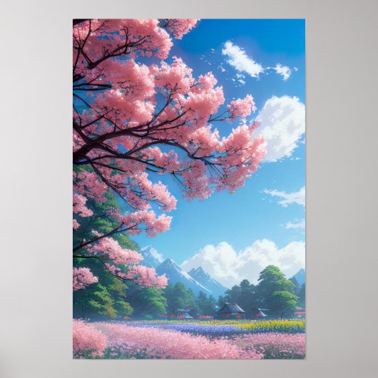 Blooming Countryside Poster (Voorkant)