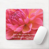 Blooming Dahlia Mousepad Muismat (Met muis)