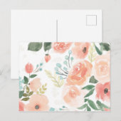 Blooming Delight | Pastel Briefkaart (Voorkant / Achterkant)