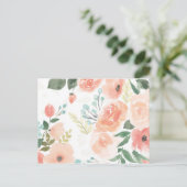 Blooming Delight | Pastel Briefkaart (Staand voorkant)