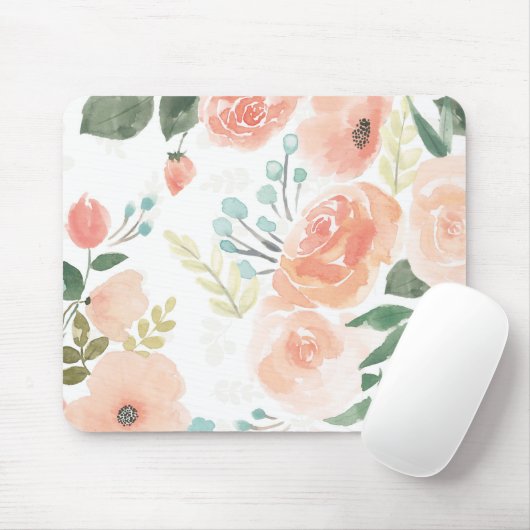 Blooming Delight | Pastel Muismat (Met muis)