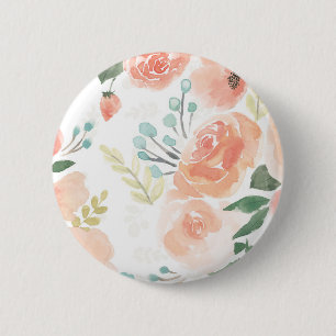 Blooming Delight   Pastel Ronde Button 5,7 Cm