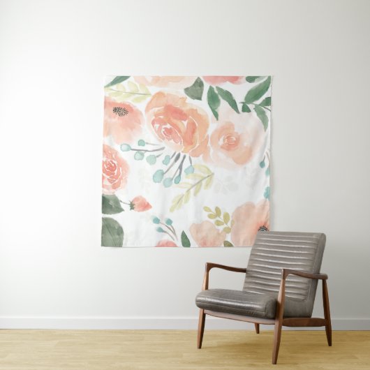 Blooming Delight | Pastel Wandkleed (In situ)