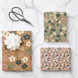 Blooming Delights Wrapping papier set Inpakpapier Vel