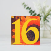 Blooming Dream Sweet Sixteen Uitnodiging - Aanpass (Staand voorkant)