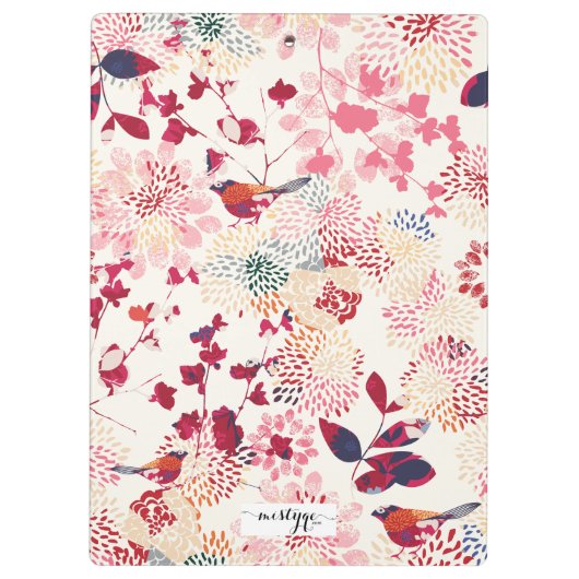 Blooming Florals Klembord (Achterkant)